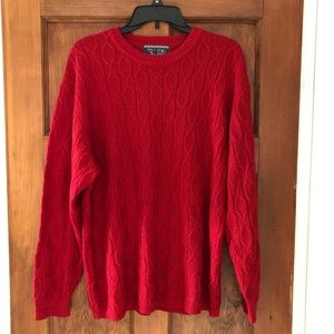 Red Alpaca Sweater